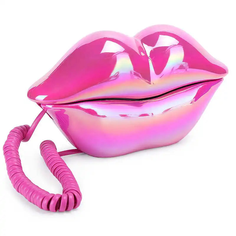 Retro Lip Phone Decor