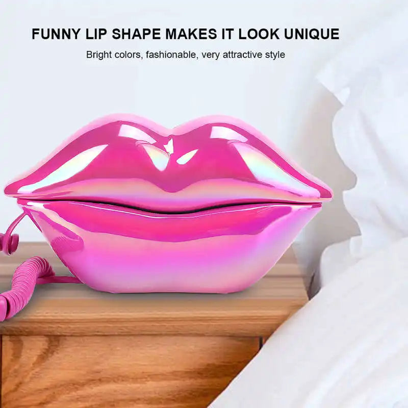 Retro Lip Phone Decor