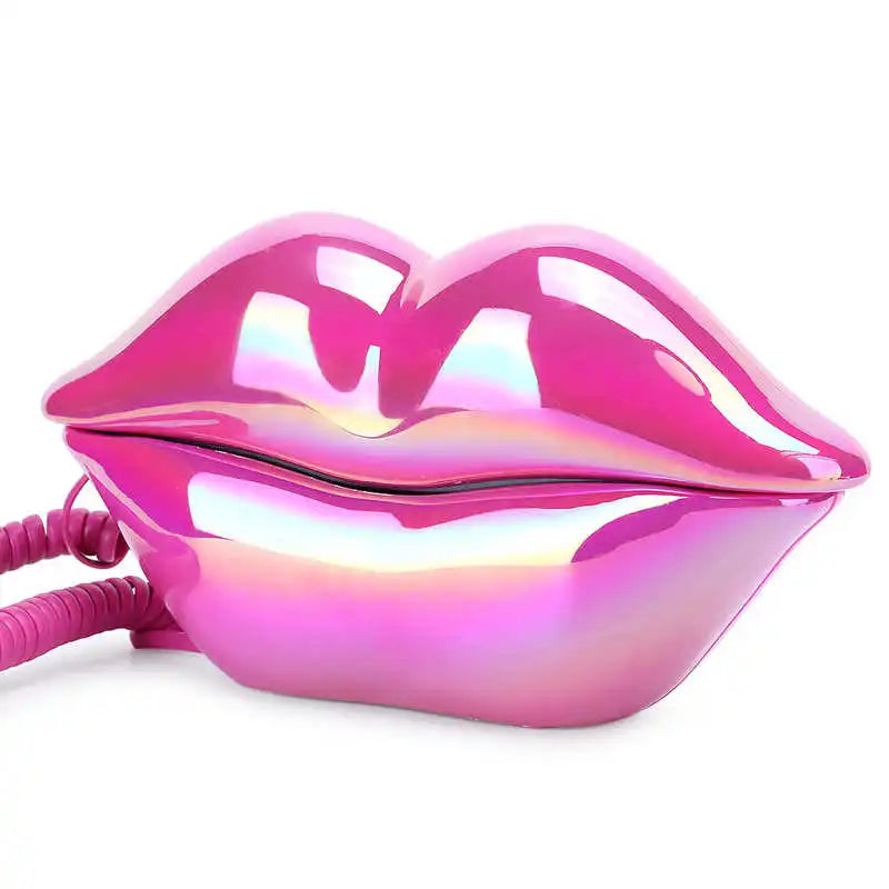 Retro Lip Phone Decor